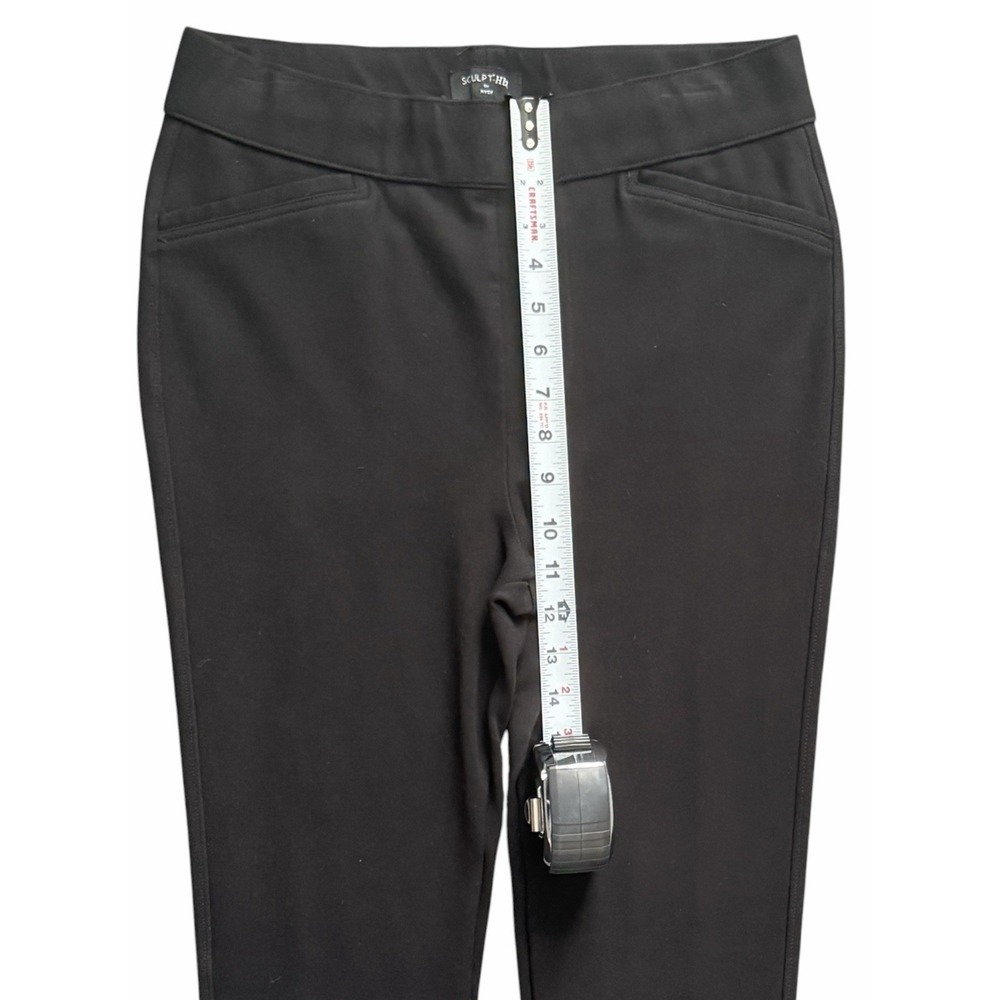 NYDJ Sculpt Her Pants Womens Small Black Lift Tuck Slim Stretch Career - Picture 3 of 11